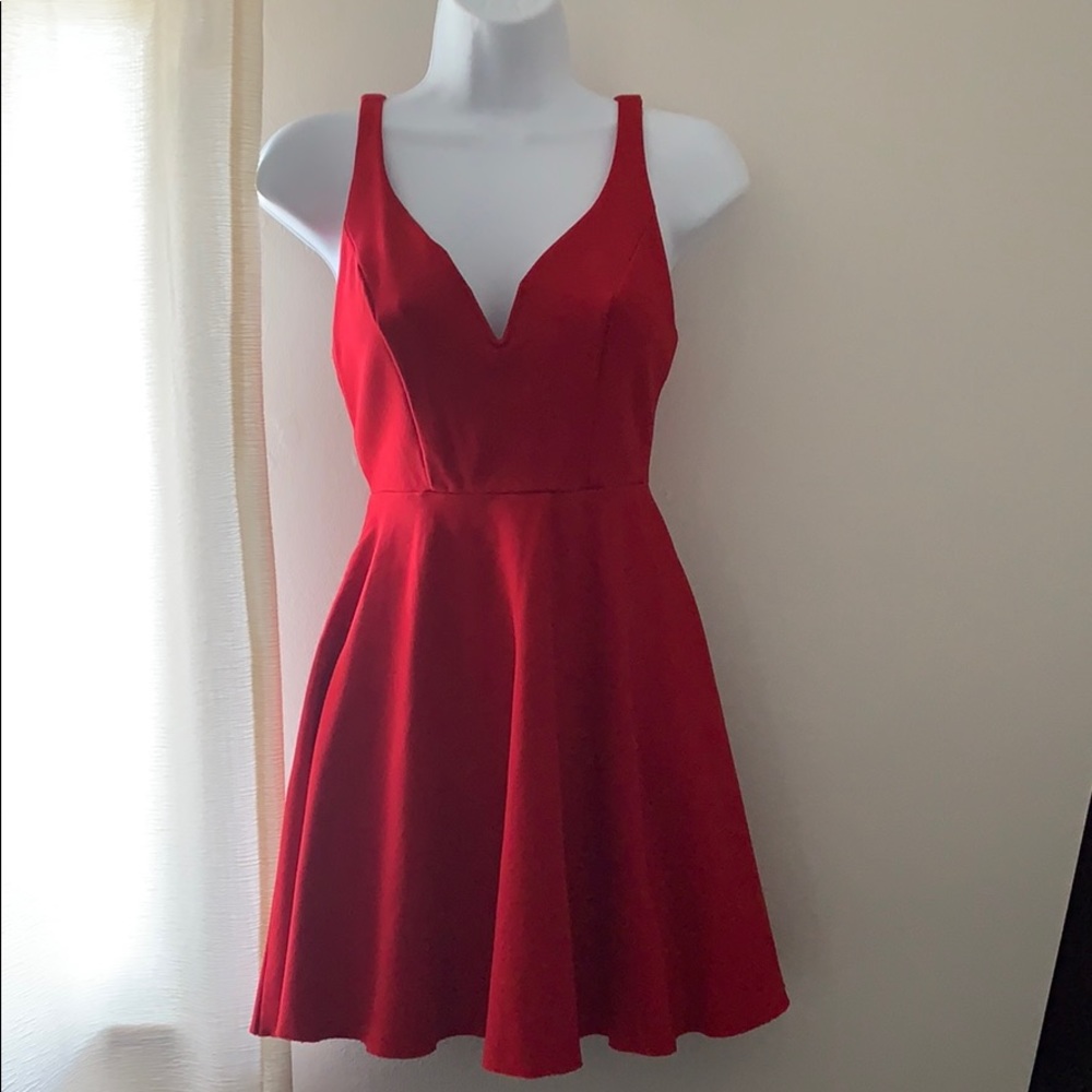 Cute flirty red dress